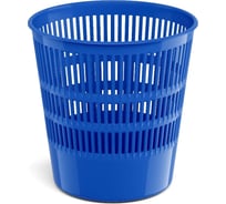 Сетчатая пластиковая корзина для бумаг ErichKrause Classic 12 л, синий 55942