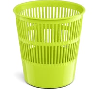 Сетчатая пластиковая корзина для бумаг ErichKrause Neon Solid 9 л, желтый 55922