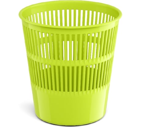 Сетчатая пластиковая корзина для бумаг ErichKrause Neon Solid 9 л, желтый 55922