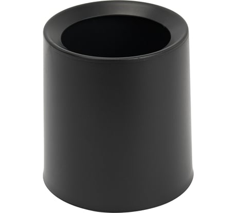 Ведерко для мусора BoomHouse настольное, без крышки, 2л, 155х130х145мм, черное 238901