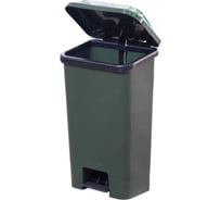 Мусорный контейнер Дигрус 80л, с педалью и пакетодержателем, зеленый К-80ПП-З/Д