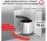 Мусорное ведро Starax S-2253-SS (S-2253) Waste Bin 10л, 355x300x380мм, хром 0200180 3