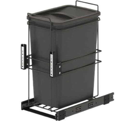 Мусорное ведро Starax S-2591-A 35л, ширина 300, 263x475x525мм, пластик 0200223