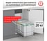Мусорное ведро Starax S-2579-G 16+16л, ширина 400, 340x485x385мм, пластик 0200229 3