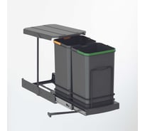 Мусорное ведро Starax S-2392-A 12+12л, ширина 400, 260x440x400мм, пластик 0200235