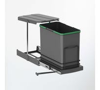 Мусорное ведро Starax S-2571-A Large Busket 24л, ширина 400, 260х440х400мм, антрацит 0200218