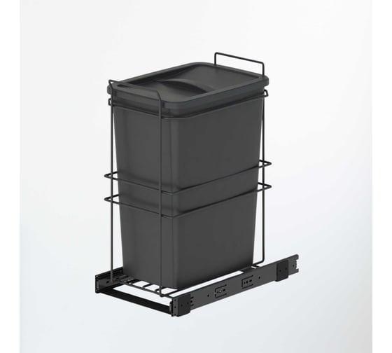 Мусорное ведро Starax S-2590-A 35л, ширина 300, 263x465x525мм, пластик 0200222 1