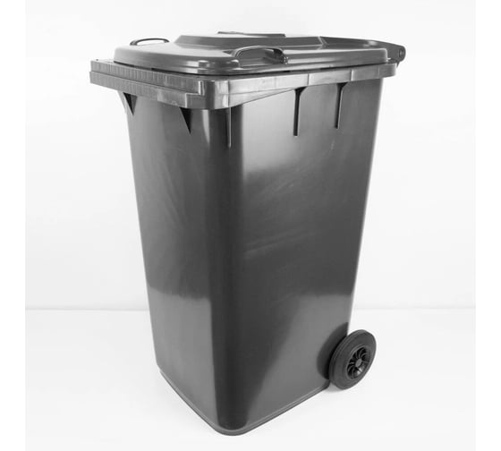 Контейнер для мусора Элластик-Пласт PROFI 240л, серый ЭП 523859