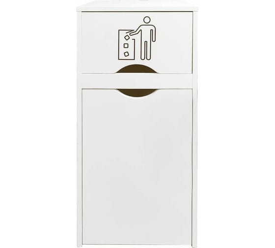 Мусорный контейнер (урна для фудкорта) ИП Маковчик Оди 1000 цвет белый, объём 120 л 11230001UOB