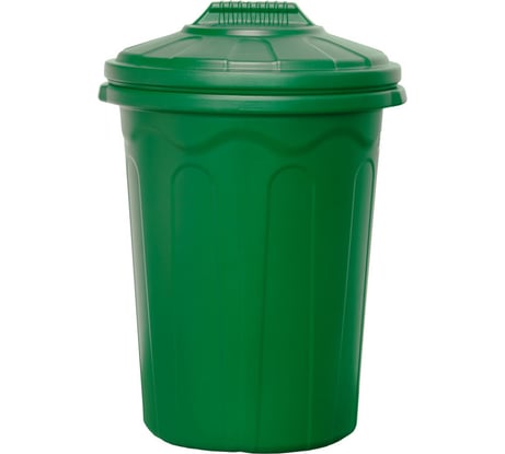 Бочка-бак 100л. хозяйственная, с крышкой цв. зелёный Тара.ру 25663