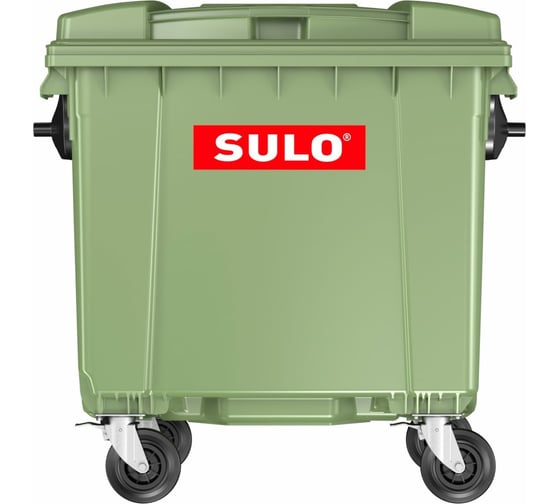 Евроконтейнеры SULO 1100 л, зеленые, комплект 4 шт 00-00025593