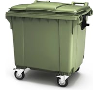 Контейнер для мусора ProShop 1100 л, зеленый 00-00025570