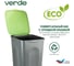 Бак универсальный VERDE квадратный, с крышкой, 43л оливковый 0840028 2