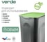 Бак универсальный VERDE квадратный, с крышкой, 43л оливковый 0840028 3