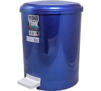 Круглый мусорный контейнер BORA 20 л, Н415хD310 мм, с педалью, пластик, синий ПЛ-BO183s
