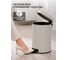 Ведро мусорное с педалью PERFECTO LINEA 5 л серое (22-200405) ЦИ-0180980325 7
