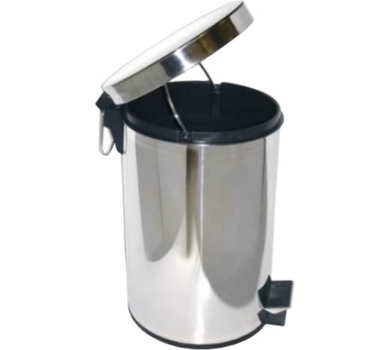 Блестящая урна Ksitex GB-20L с педалью, 20 л 33254 1