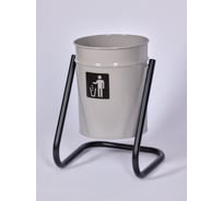 Урна уличная ПРОФМЕТСТИЛЬ серая (Арт.) 400