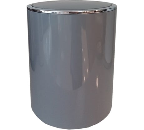 Урна с крышкой PRIMANOVA LENOX серый M-E35-07