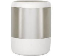 Урна с крышкой PRIMANOVA LIMA 6 л, белый, d=20, h=25 см M-E06-01