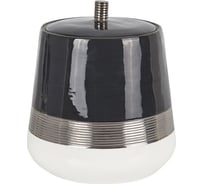 Урна с крышкой PRIMANOVA LUCAS SILVER керамика D-20464