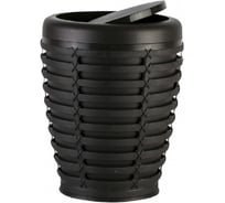 Урна с крышкой PRIMANOVA PALM коричневый M-E21-10-10