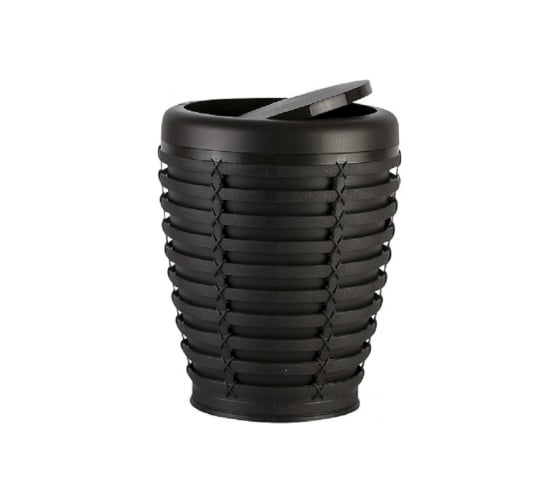 Урна с крышкой PRIMANOVA PALM коричневый M-E21-10-10