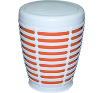 Урна с крышкой PRIMANOVA PALM оранжевая M-E21-01-17