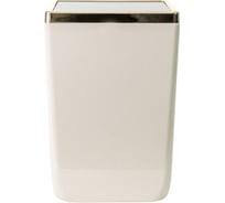 Урна с крышкой PRIMANOVA TOSKANA бежевый/золото, 6 л, пластик M-SA05-09-A