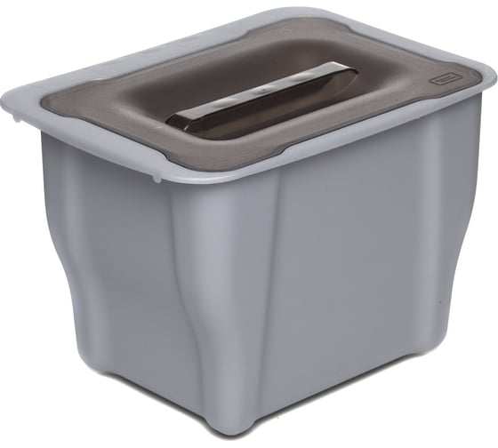 Контейнер для мусора NAVAKO Iota 5 Metallic Grey 10025 1