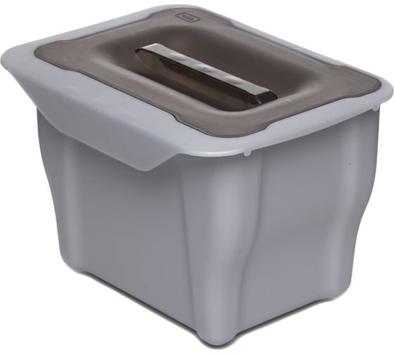 Контейнер для мусора NAVAKO Iota 5 Metallic Grey 10025