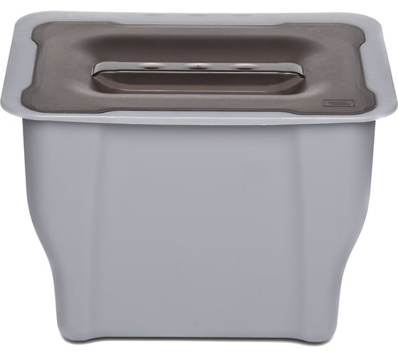 Контейнер для мусора NAVAKO Iota 5 Metallic Grey 10025