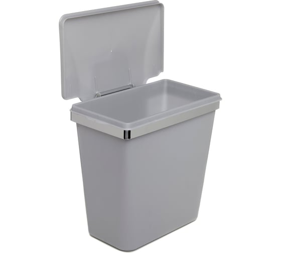Контейнер для мусора NAVAKO Zeta 11 Metallic Grey 10031