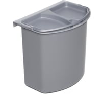 Контейнер для мусора NAVAKO Theta 7 Metallic Grey 10022