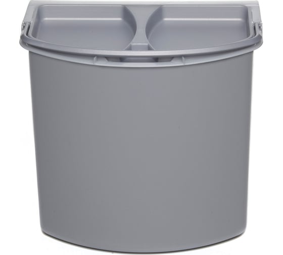 Контейнер для мусора NAVAKO Theta 7 Metallic Grey 10022