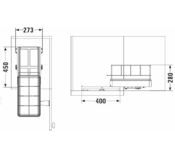 Система сортировки NAVAKO Epsilon 400/16 Light Grey 10020