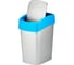 Контейнер для мусора CURVER FLIP BIN 50л, цвет голубой 02172-734-00 3