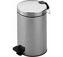 Ведро для мусора Keuco с вынимающимся черным баком 5 л, нержавеющая сталь 00000078374