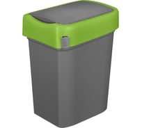 Контейнер для мусора Бытпласт SMART BIN 10 л зеленый 434214709
