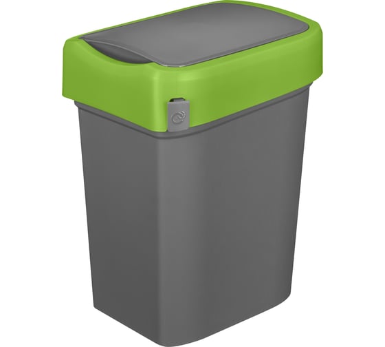 Контейнер для мусора Бытпласт SMART BIN 10 л зеленый 434214709 1