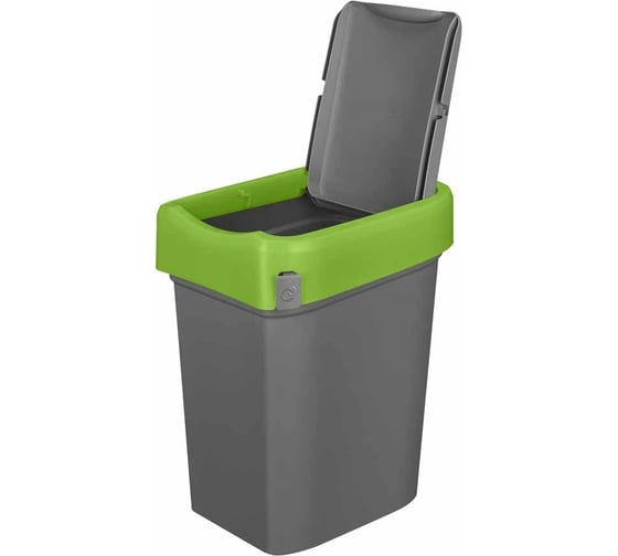 Контейнер для мусора Бытпласт SMART BIN 10 л зеленый 434214709