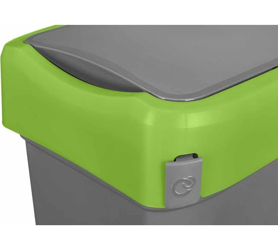 Контейнер для мусора Бытпласт SMART BIN 10 л зеленый 434214709