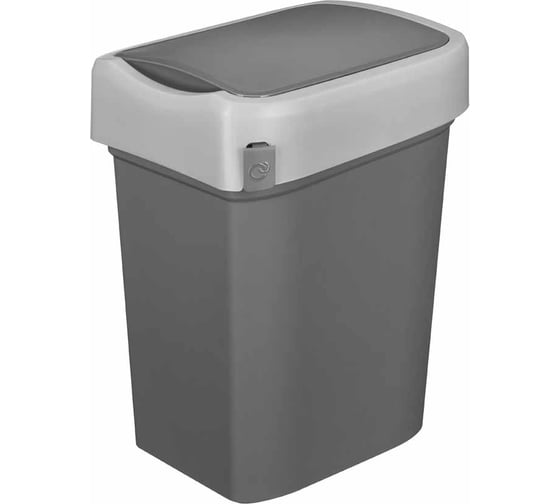 Контейнер для мусора Бытпласт SMART BIN 10 л серый 434214711