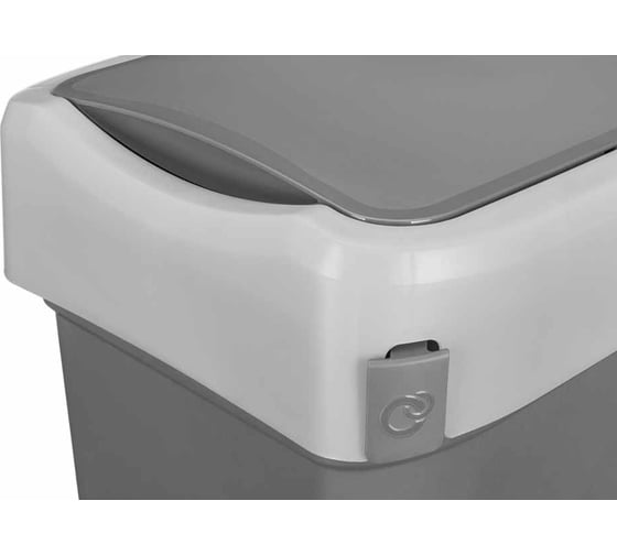 Контейнер для мусора Бытпласт SMART BIN 10 л серый 434214711