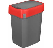 Контейнер для мусора Бытпласт SMART BIN 10 л красный 43421470422