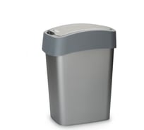 Контейнер для мусора CURVER FLIP BIN 10 л, цвет графит 186133