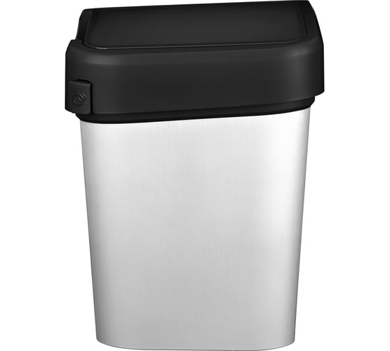 Контейнер для мусора Econova "METAL BIN" 10 л, черный 434261213