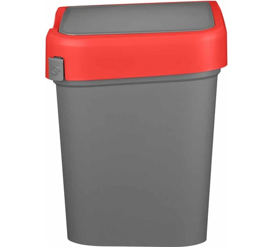 Контейнер для мусора Бытпласт SMART BIN 25 л, красный 434214804