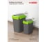 Контейнер для мусора Бытпласт SMART BIN 25 л, зеленый 434214809 9