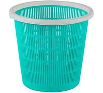 Корзина для бумаг ELLASTIK-PLAST бирюзовая М-KORBUMБИРЮЗ
